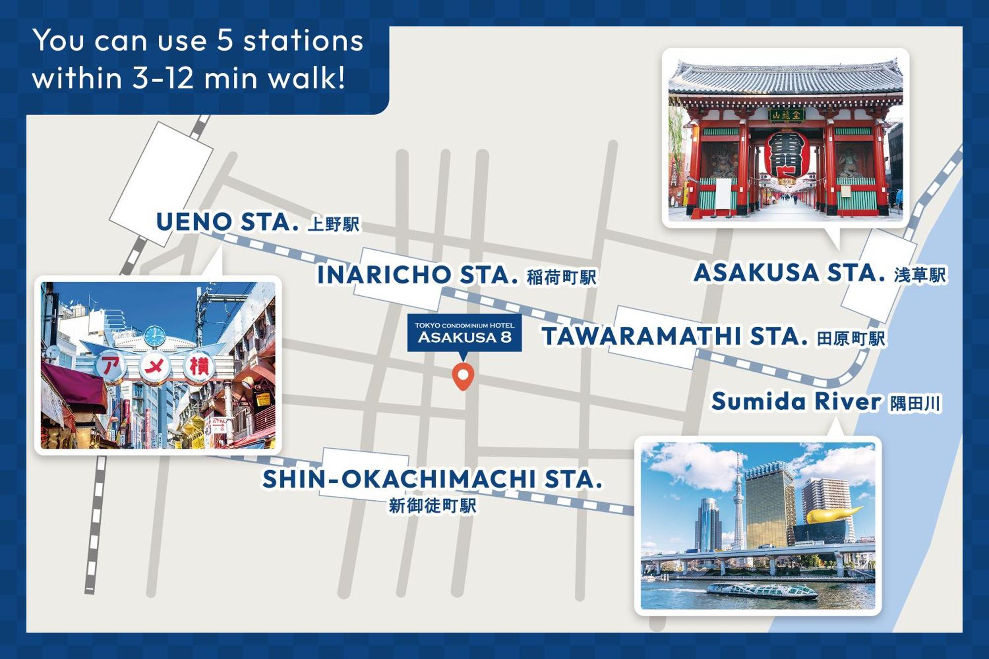 Appartamento Asakusa Eight -tokyo Hotel- *